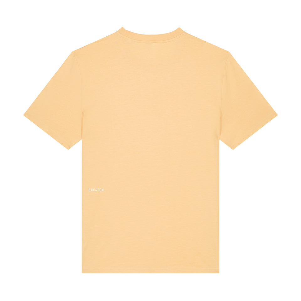 T-Shirt Slogan Basic – Soft Yellow