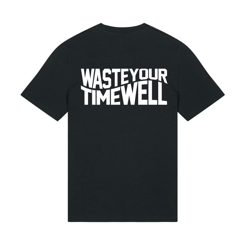 T-Shirt Slogan Double – Black