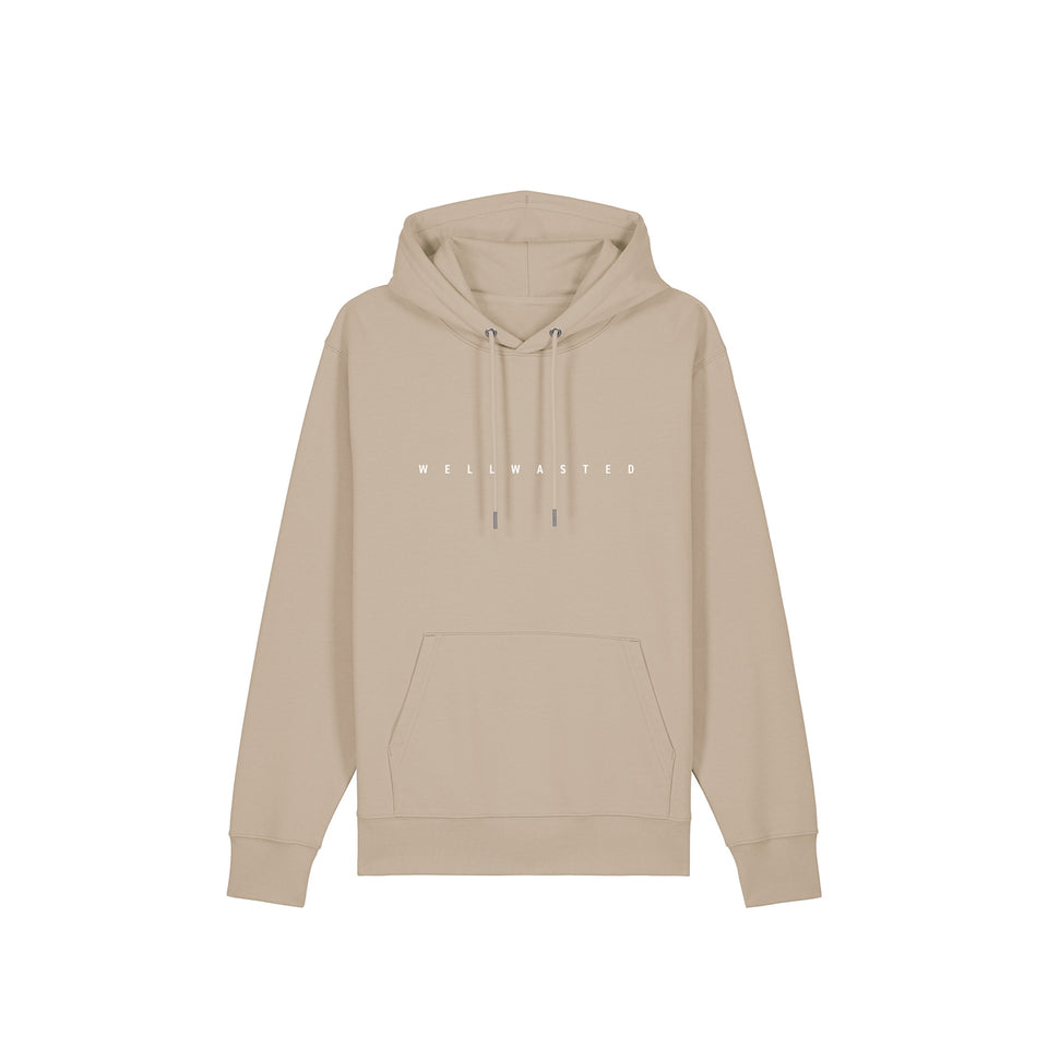 Hoodie WellWasted – Beige
