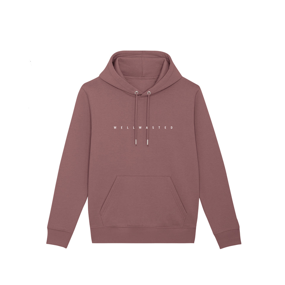 Hoodie WellWasted – Pale Red