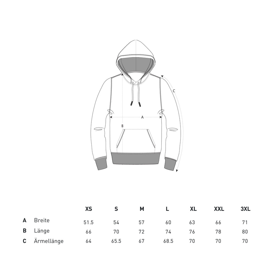 Hoodie Double – Charcoal