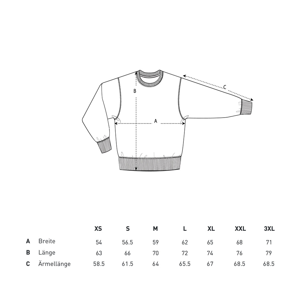 Heavy Sweatshirt WellWasted – Heather Grey