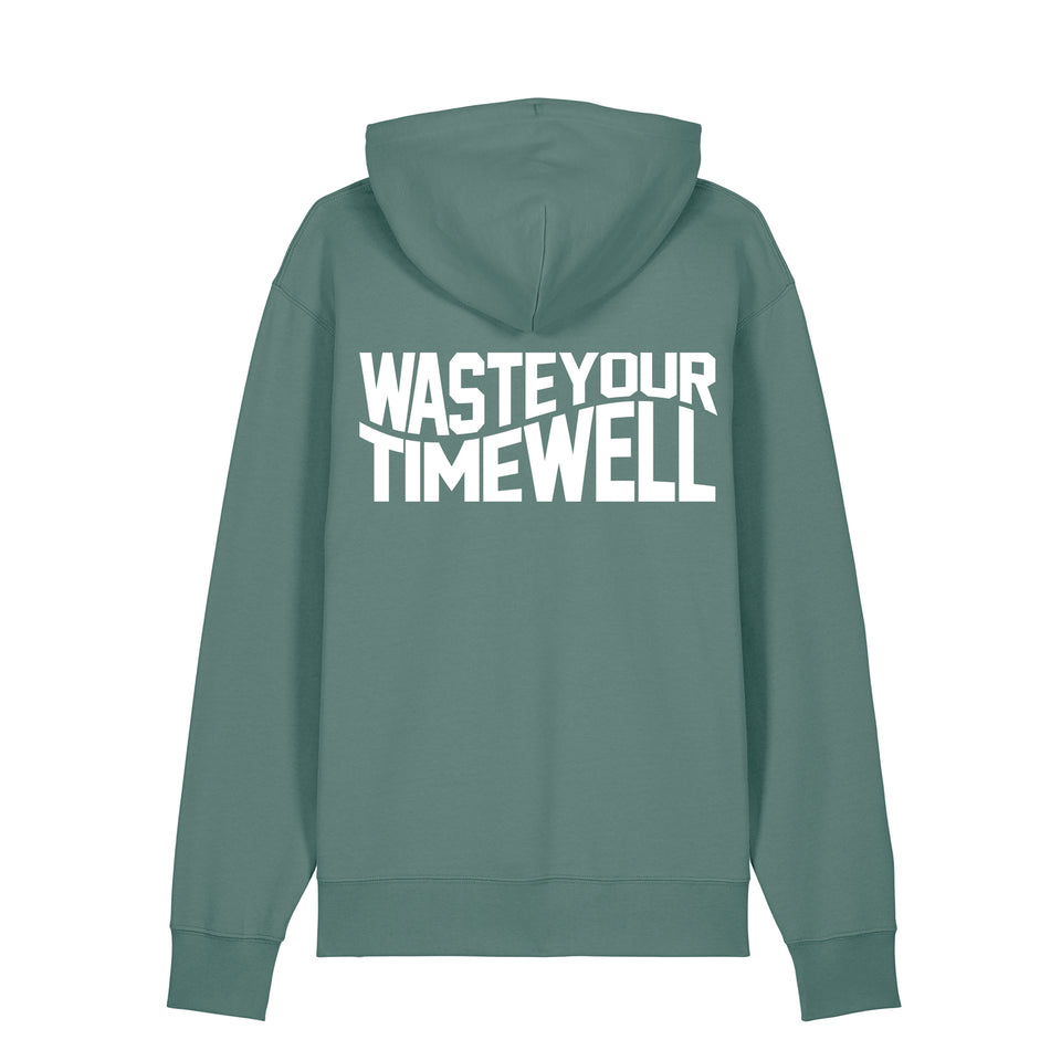 Hoodie Slogan Double – Soft Green