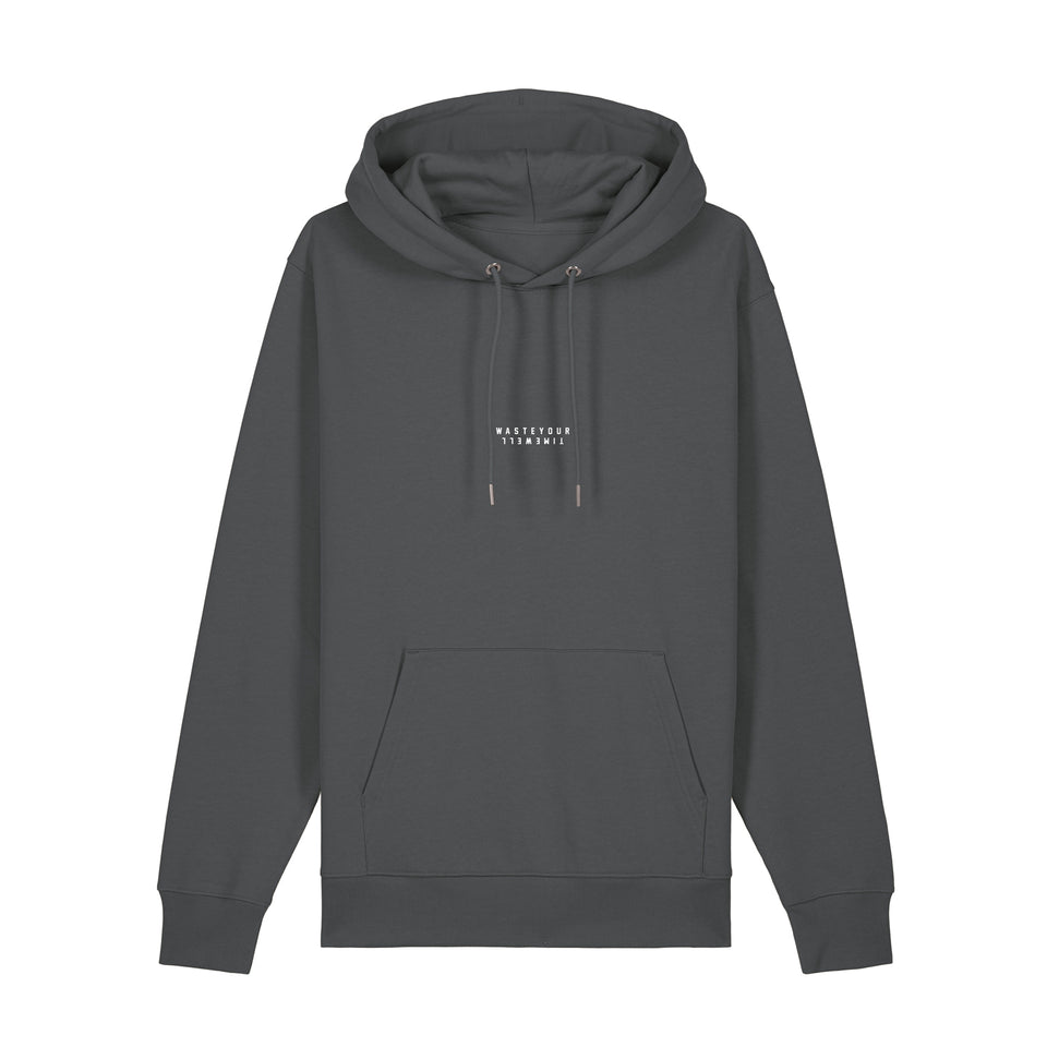 Hoodie Slogan Basic – Anthrazit