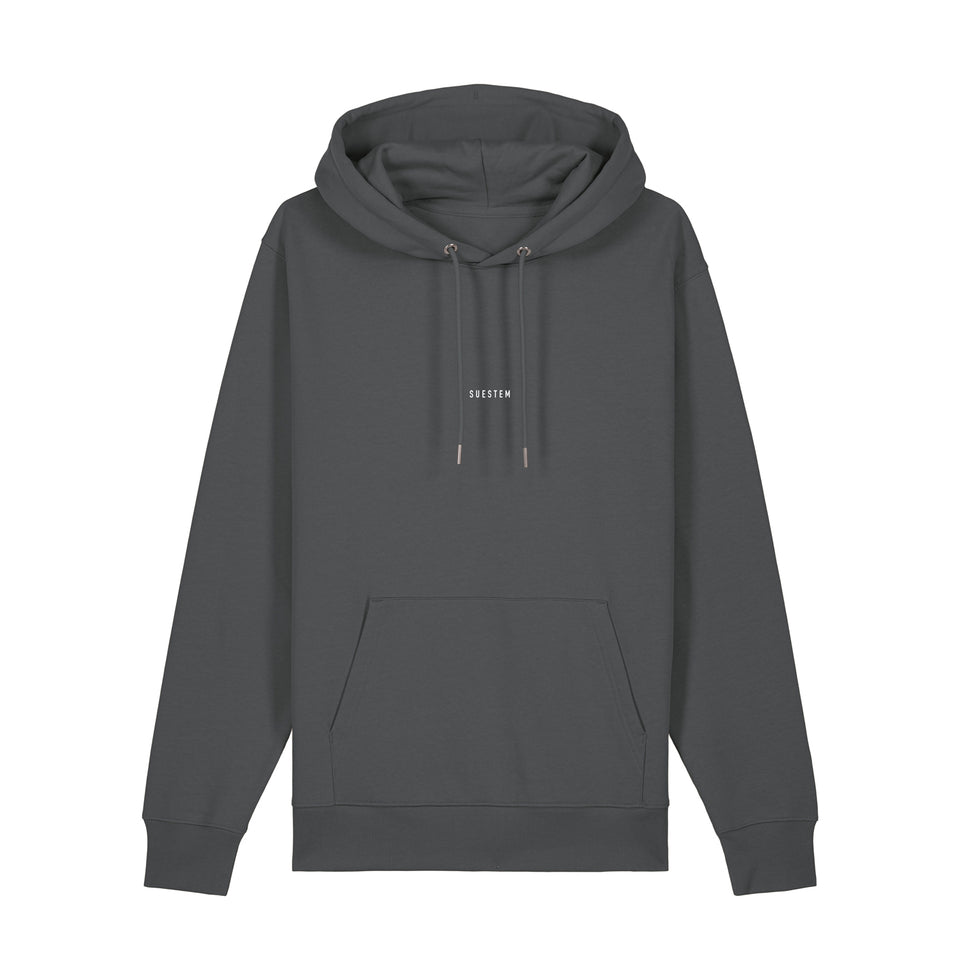 Hoodie Slogan Double – Anthrazit