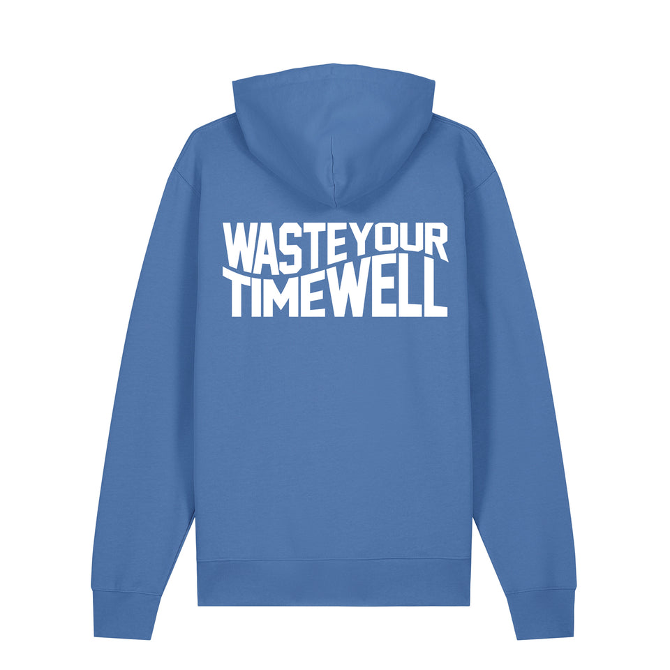 Hoodie Slogan Double – Bright Blue