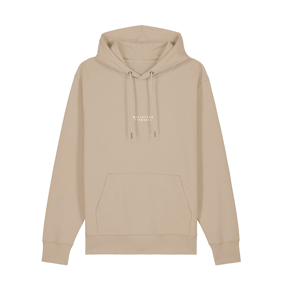 Hoodie Slogan Basic – Beige