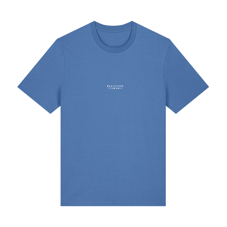 T-Shirt Slogan Basic – Bright Blue