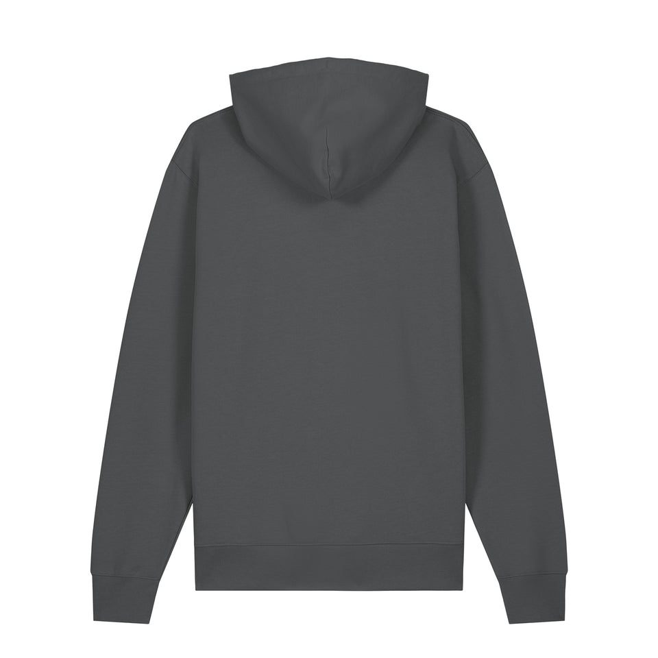 Hoodie Slogan Basic – Anthrazit