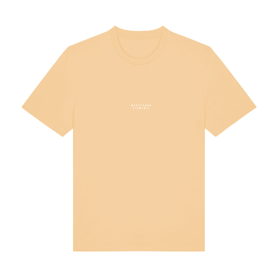 T-Shirt Slogan Basic – Soft Yellow