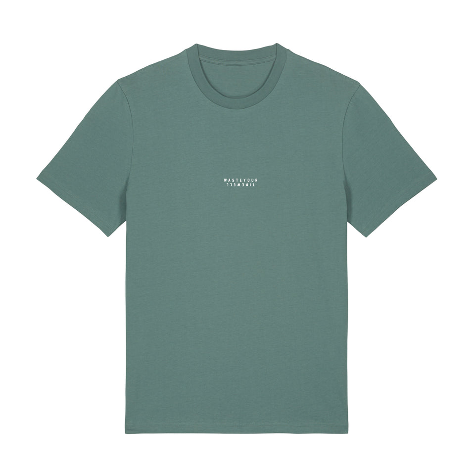 T-Shirt Slogan Basic – Soft Green