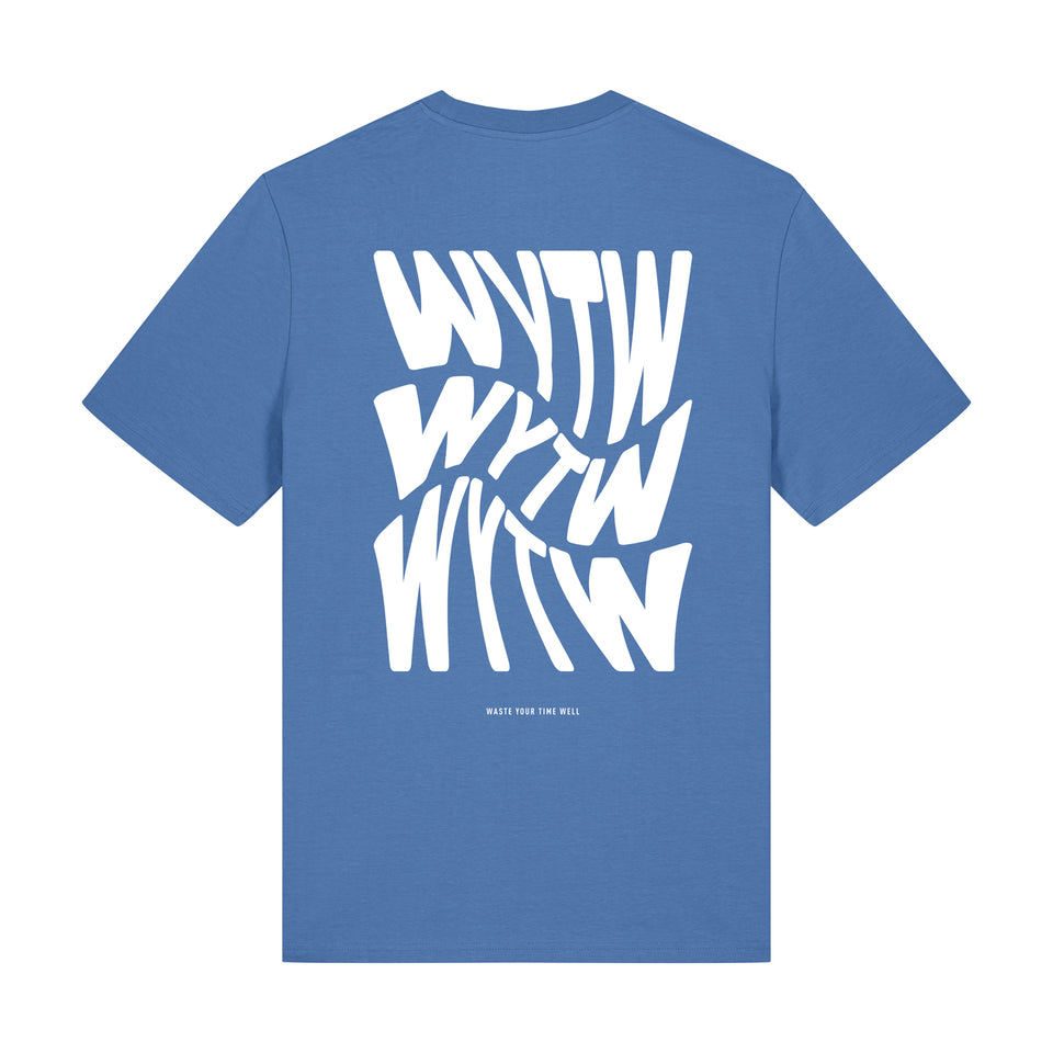 T-Shirt WYTW Back – Bright Blue