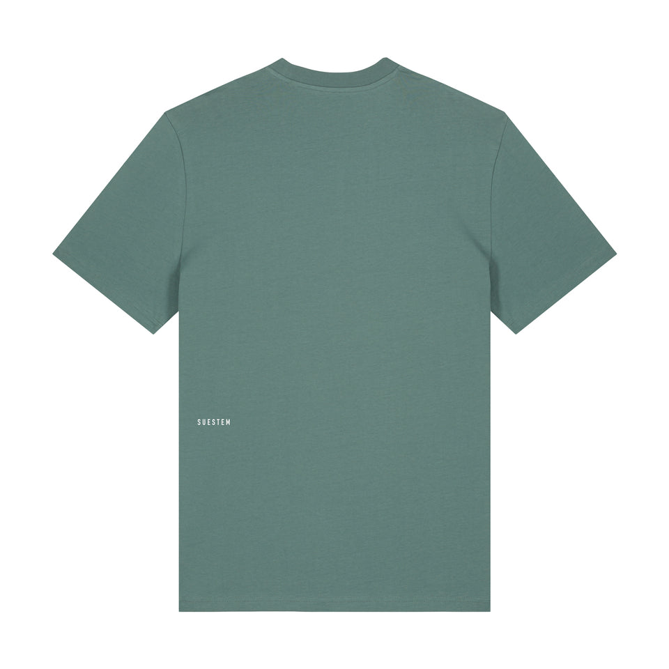 T-Shirt Slogan Basic – Soft Green