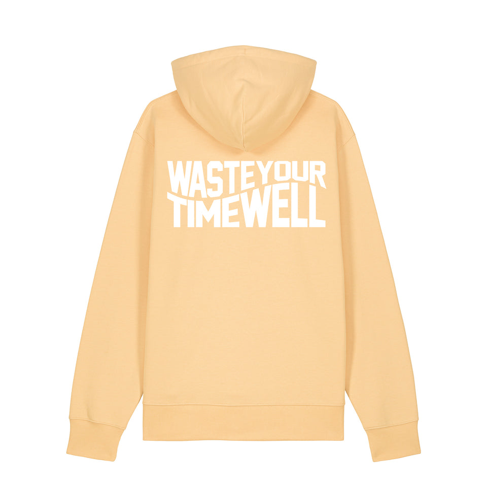 Hoodie Slogan Double – Soft Yellow