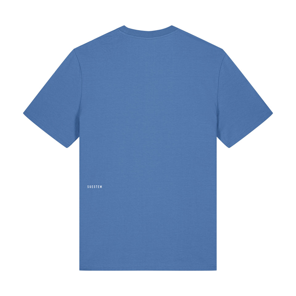 T-Shirt Slogan Basic – Bright Blue