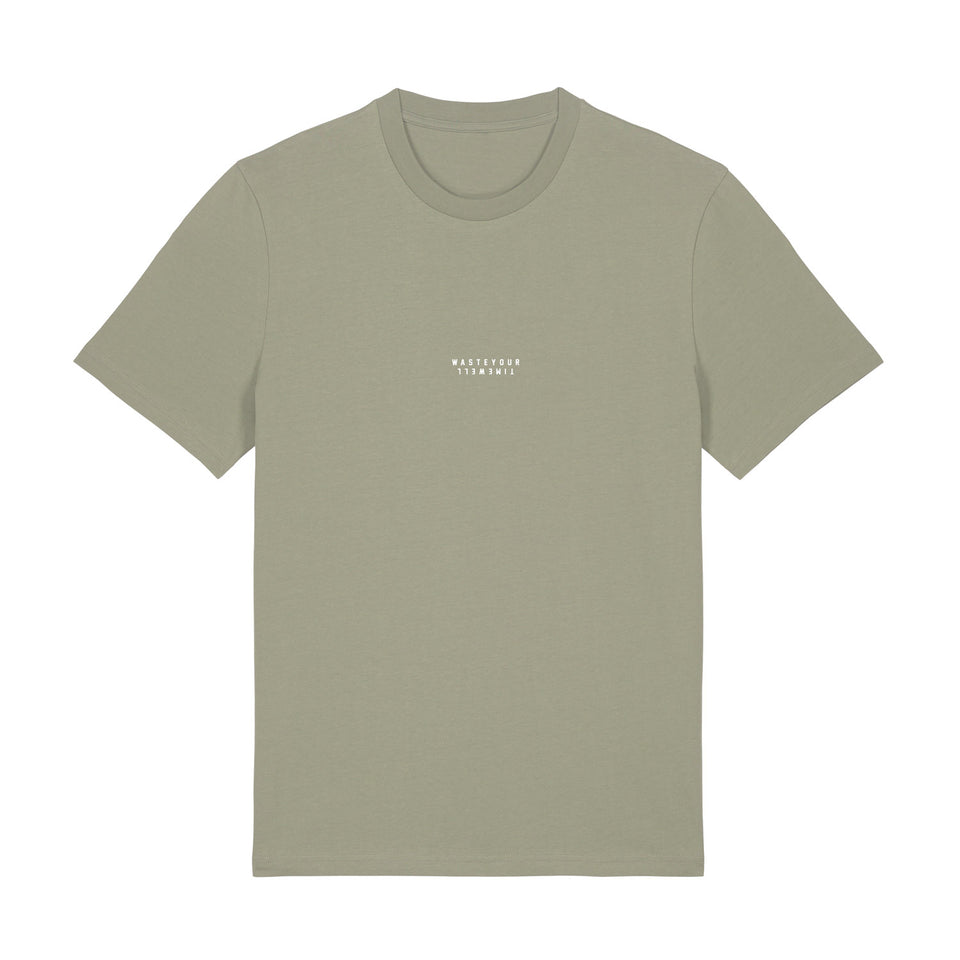 T-Shirt Slogan Basic – Sage