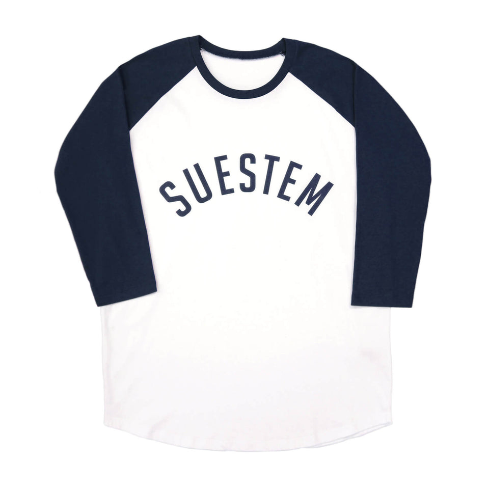 Longsleeve Suestem – White and Navy