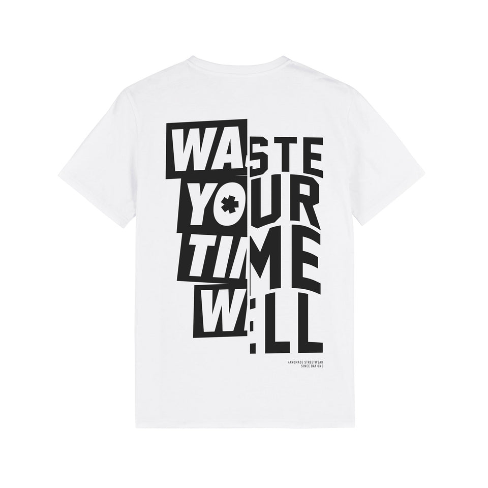 T-Shirt Slogan Split – White (Decade Special)